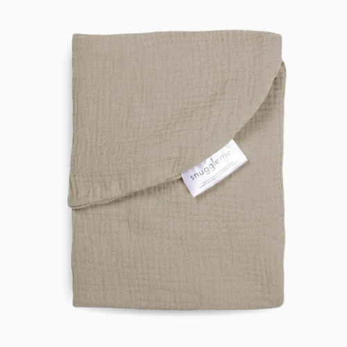 Snuggle Me Organic Infant Lounger Muslin Cover - Birch