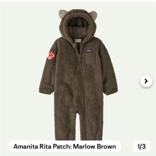 Patagonia Baby Furry Friends Fleece Bunting