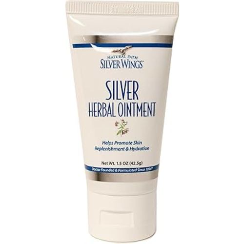 Amazon.com: Natural Path Silver Wings Silver 250ppm Herbal Ointment 1.5 oz. Skin Healing & Nourishing : Health & Household