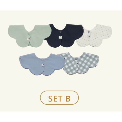 Konny Bib Rolling 5-Pack Set (0-2Y)
