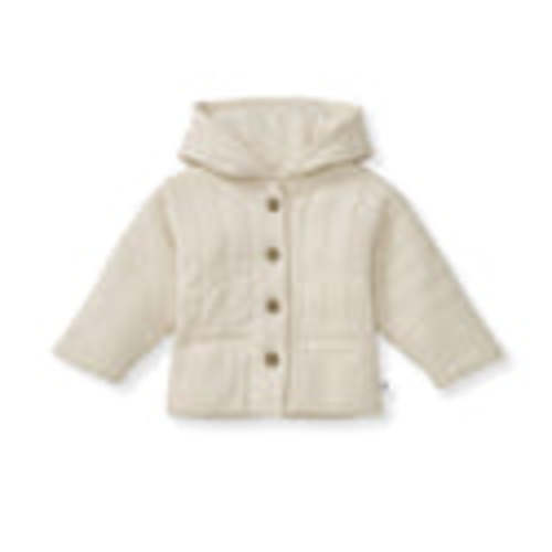3-6 M Organic Cotton Quilted Jacket - Oat – Burt's Bees Baby