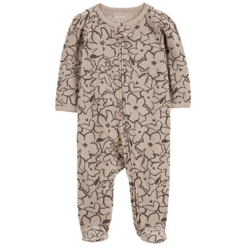 Baby Floral 2-Way Thermal Sleep & Play - 3M - Style,Khaki