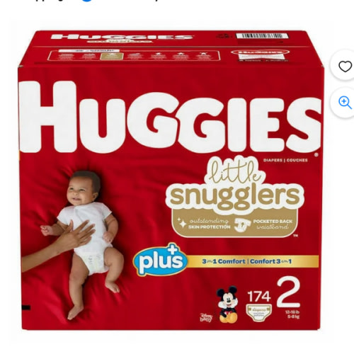 Huggies Plus Diapers Size 2