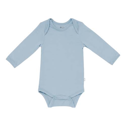 Long Sleeve Bodysuit in Fog | Infant Bodysuit | Kyte Baby