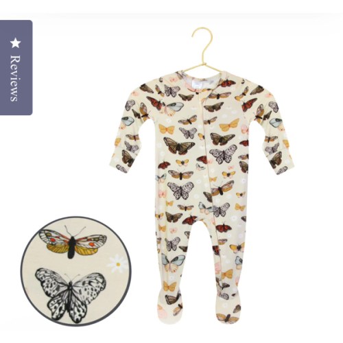 Amelia Zipper Footies – Lou Lou & Company