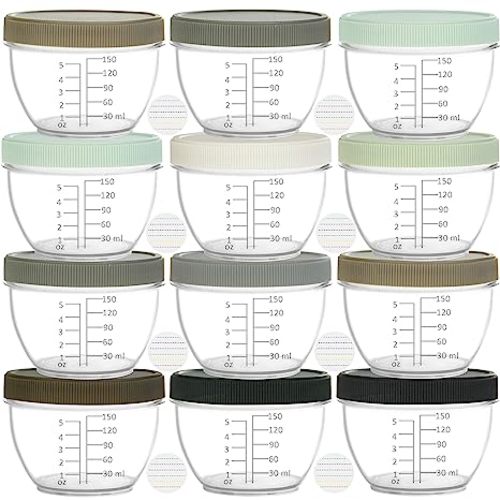 Youngever 3 Pack 35 Ounce Plastic Ice Cream Containers, Freezer
