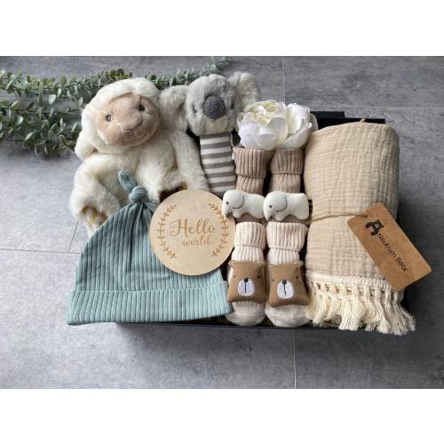 Welcome to the World, New Baby Gift, Baby Boy, Baby Girl Gift, Newborn gift, New Baby Gift box, Baby Hamper, Baby Shower Gift, Luxury gift