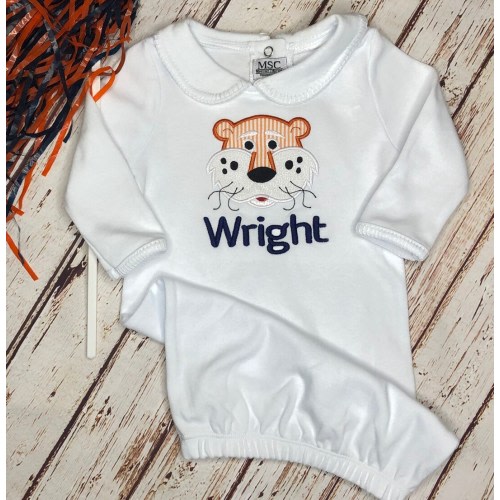 Tiger Baby Gown