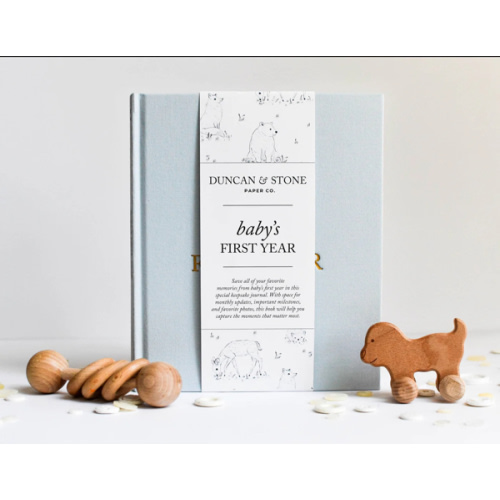 Baby's First Year Memory Book & Baby Photo Album
