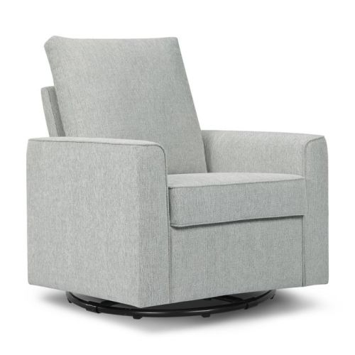 Million Dollar Baby Alden Swivel Glider in Feather Grey