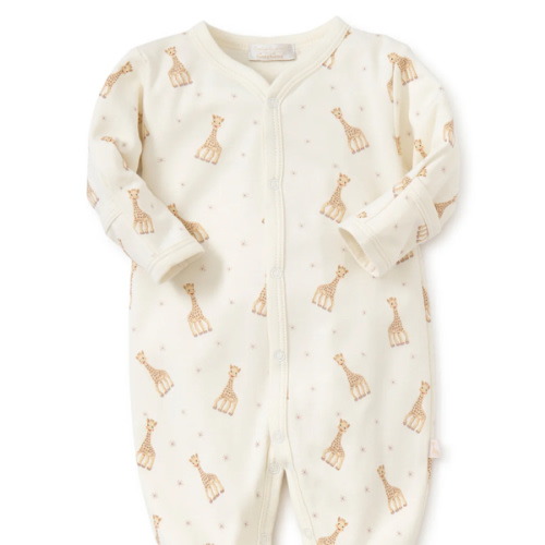 Sophie la girafe Ecru Print Footie
