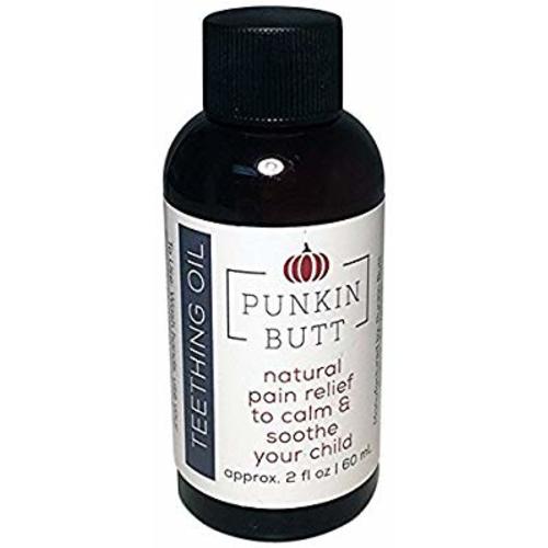 Punkin Butt Teething Oil 2 oz. | Natural Relief for Babies First Teeth