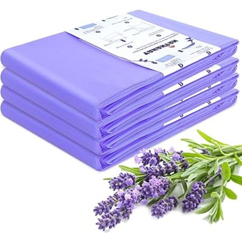 Refills Compatible with Dekor Classic, 30% Extra Length Diaper Pail Refills 4 Pack Diaper Pail Liners Lavender Scent