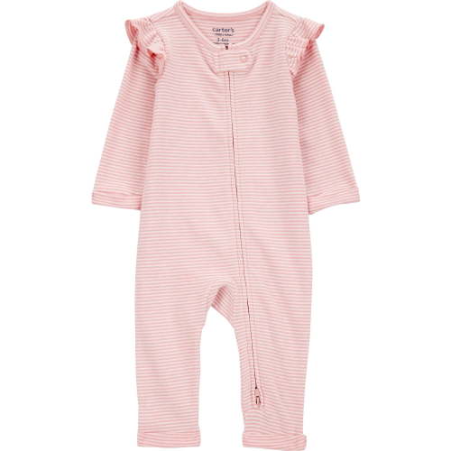 Carter's Child of Mine Baby Girl Jumpsuit, Sizes Newborn-6/9 Months