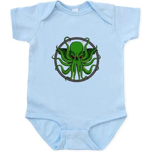 CafePress Cthulhu Rising Infant Bodysuit Cute Infant Bodysuit Baby Romper