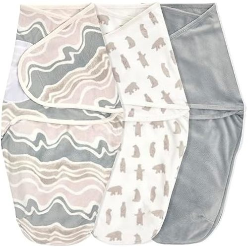 aden + anais Essentials Easy Wrap Swaddle - Easy Swaddle Newborn Swaddle Sack, Baby Swaddles, Sleep Sack Wearable Blanket