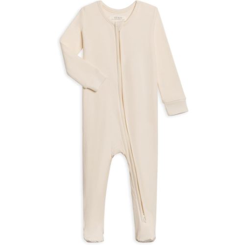 Colored Organics Baby Zip-Up Footed Sleeper with 2-Way Zipper - Newborn Organic Cotton Pajamas