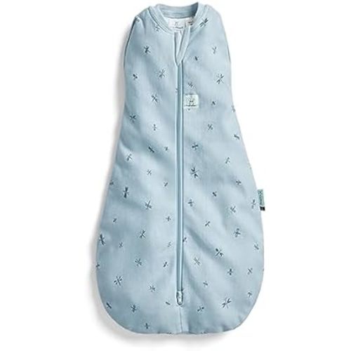 ergoPouch Cocoon Swaddle Bag – TOG Rated for Warmth, Breathable Organic Cotton Baby Swaddle, Two-Way Zip, Arms In or Out