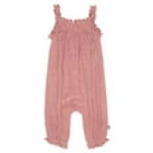 Modern Moments by Gerber Baby Girl Long Leg Romper With Smocking Detail, Sizes 0/3 Months - 24 Months