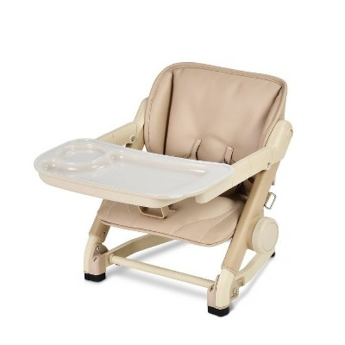 Unilove Feed Me Booster Chair, Color: Milk Tea