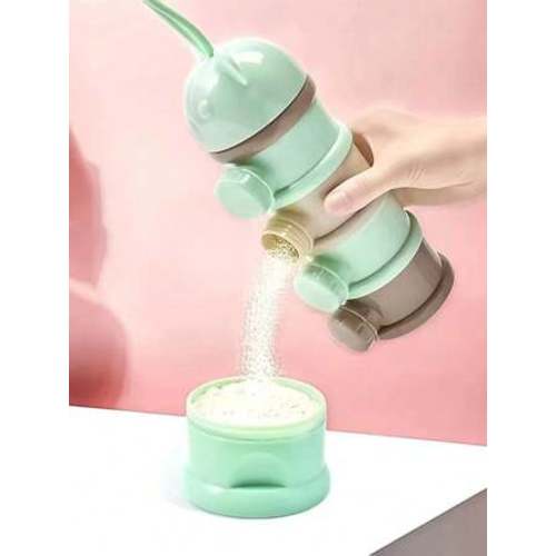 Search Baby Milk Powder Container, Portable 3-Compartment/4-Compartment Formula Storage Box, Airtight Seal Infant Snack Food Container, Convenient For Outdoo | SHEIN USA