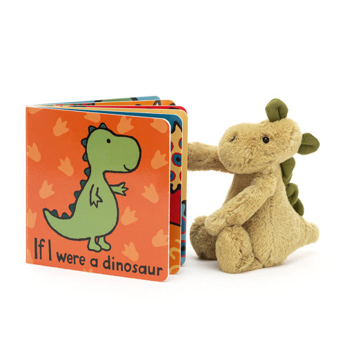 If I Were a Dinosaur Book & Bashful Dino Small
