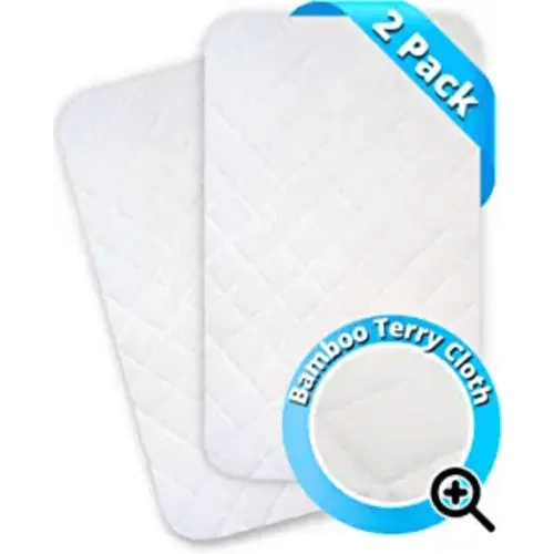 Bassinet Mattress Pad Protector- Fits The 30.5” x 20.25” Dream On Me Skylar Bassinet, Soft Bamboo Surface, Breathable - Waterproof Bassinet Mattress Protector - Bassinet Mattress Cover - for Dream On Me Skylar Bassinet & Bedsid...