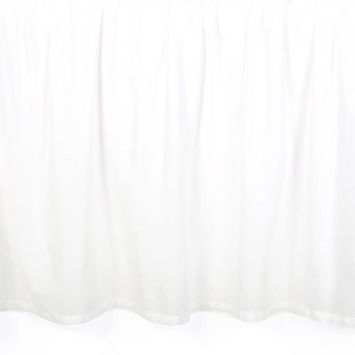 Signature White Cotton Voile Ruffled Crib Skirt
– Lambs & Ivy