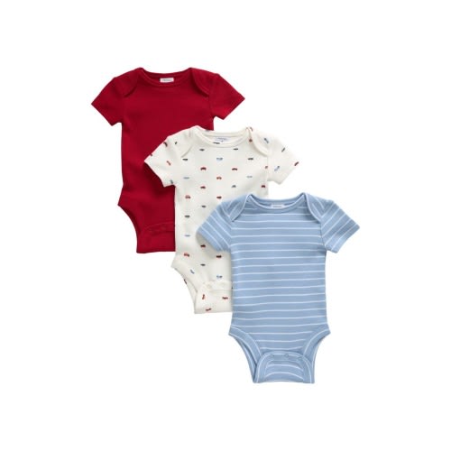 Assorted 3-Pack Cotton Bodysuits