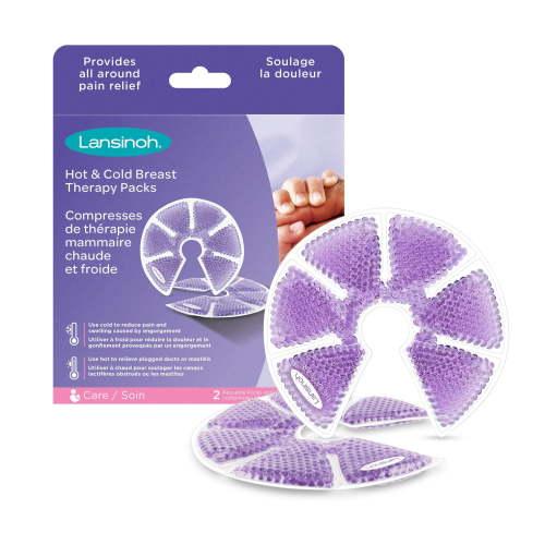 Lansinoh Hot & Cold Breast Therapy Packs, 2 Therapy packs, 2 Soft covers