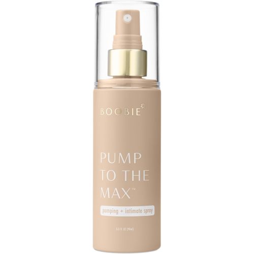 Boobie Pump to the Max Hands-free Dual-Purpose Breast Pumping & Intimate Spray | Increase Milk Supply & Ease Postpartum Discomfort During Pumping & Intimacy | Pregnancy & Beyond, 3 oz