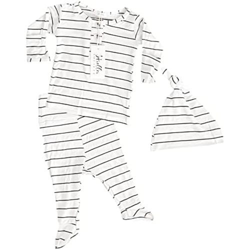 Coming Home Outfit and Hat Set for newborn boy and newborn girl, soft and stretchy gender neutral baby clothes, layette