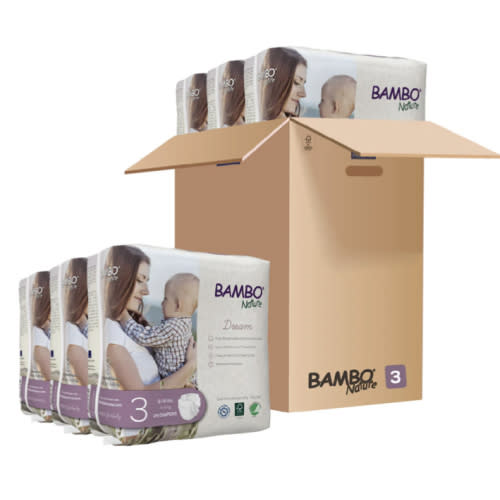 Bamboo Nature Size 3 Case: 174 count Dream Diapers