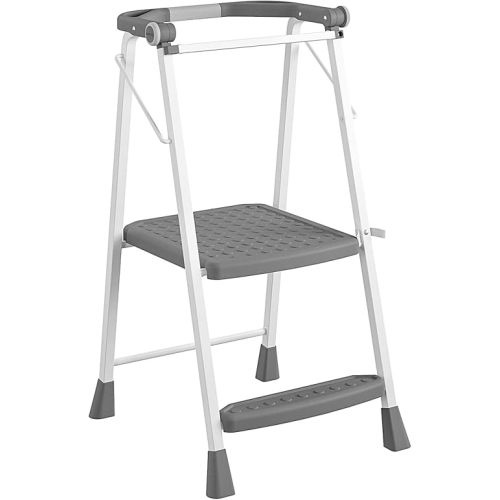 COSCO 2-Step Kitchen Stepper™ Adult Folding Step Stool, Kids Folding (Steel/Resin)
