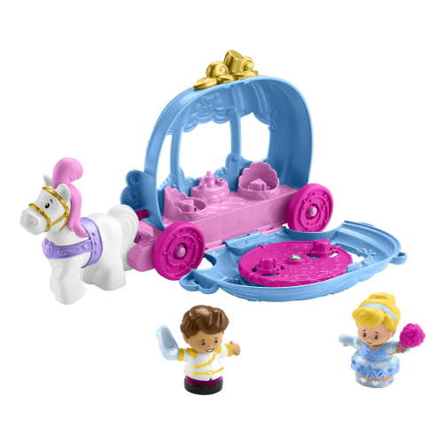 Disney Princess Cinderella's Dancing Carriage Little People Toy Set with Horse & Figures