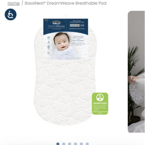 DreamWeave Breathable BassiNest Pad | HALO