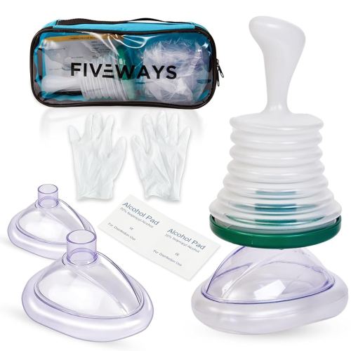 Green Choking Rescue Device, Choking Device for Kids and Adults Seniors, Portable Airway Suction Device, Anti Choking Device First Aid for Home, Children Travel Kit, Easy to Use for All Ages