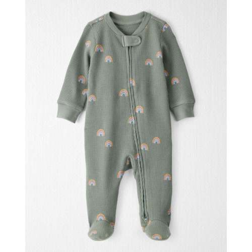 Baby Organic Cotton Sleep & Play Pajamas - Magical Rainbow (6M)