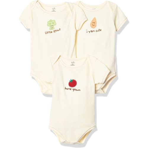 Touched by Nature Unisex Baby Organic Cotton Bodysuits