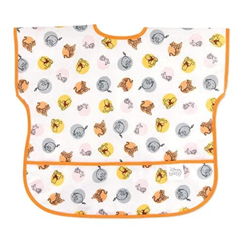 Bumkins Bibs - Toddler Bibs, Waterproof, Large for 1-3 Years, Short Sleeve
