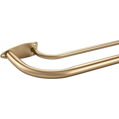Double Curtain Rod for 28-48 Inches Windows