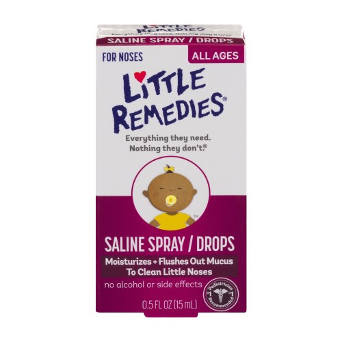 Little remedies little noses saline spray/drops, 0.5 fl oz