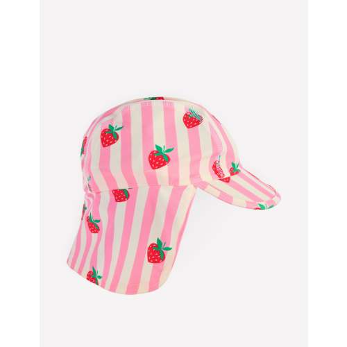 Fun Sun Safe Girls Hat-Pink Strawberry Stripe