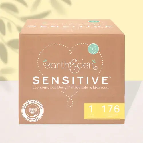 Earth & Eden Baby Diapers, Size 1, 176 Count – Earth & Eden Brand