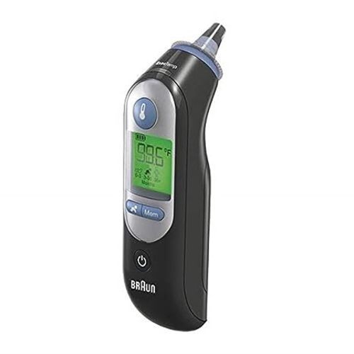 Braun ThermoScan 7 – Digital Ear Thermometer for Kids, Babies, Toddlers and Adults – Fast, Gentle, and Accurate Results in 2 Seconds - Black, IRT6520 - 1 Count (Pack of 1)