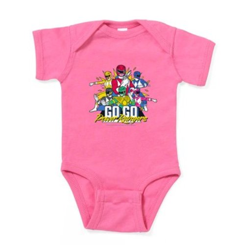 CafePress - Go Go Power Rangers Group Shot - Cute Infant Bodysuit Baby Romper - Size Newborn - 24 Months