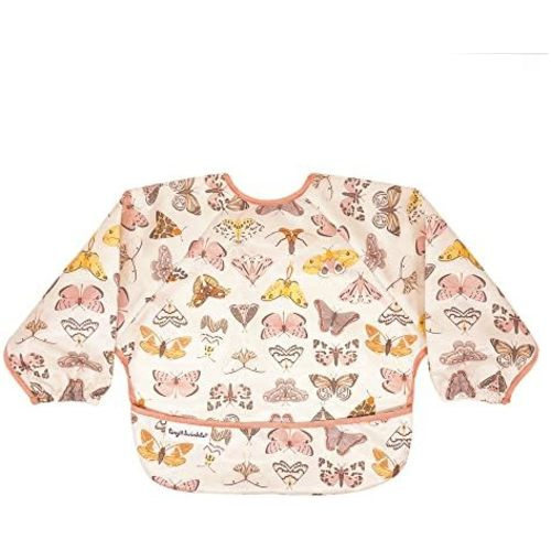 Tiny Twinkle Mess Proof Baby Bib, Long Sleeve Bib Outfit, Waterproof Bibs for Toddlers, Machine Washable, Tug Proof