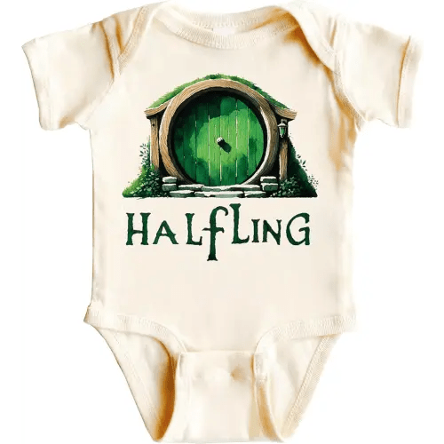 Halfling Baby Bodysuit, Nerdy Baby Gifts