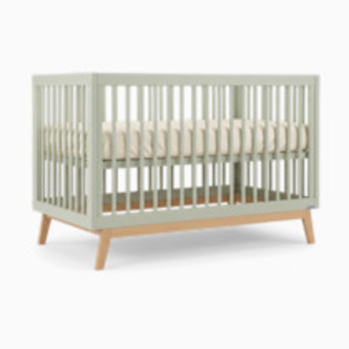dadada Soho 3-in-1 Convertible Crib - Sage/Natural