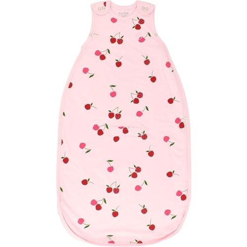 Ecolino Organic Cotton Baby Sleep Sack - 2-Way Zipper Baby Wearable Blanket - Infant to Toddler Sleeping Bag Sack - 2 Months - 2 Years - Cherry
